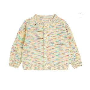 The Bonniemob Organic Cotton Rainbow Space Cardigan